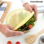 Set of 10 Reusable and Adjustable Kitchen Lids Lilyd InnovaGoods Silicone Yellow (Refurbished A)