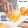 Jeu de 10 Couvercles de Cuisine Réutilisables et Réglables Lilyd InnovaGoods Silicone Jaune (Reconditionné A)