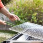 Barbecue au Charbon de Bois Pliable en Acier Inoxydable ExelQ InnovaGoods Gris (Reconditionné C)