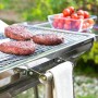 Stainless Steel Foldable Charcoal BBQ ExelQ InnovaGoods Stainless steel (Refurbished B)