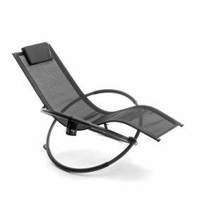 Chaise Longue Pliante à Bascule Orbitale InnovaGoods Noir (Reconditionné A)