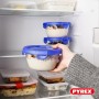 Set of lunch boxes Pyrex Cook & Go Blue Transparent