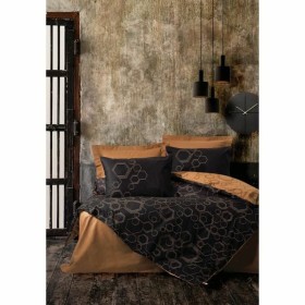 Duvet cover set Black 220 x 240 cm