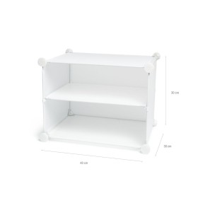 Shoe cupboard White Iron (Refurbished B)