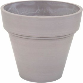 Pot Mega Collections Ecostone Planter Marron Taupe Plastique Recyclado 55 x 51 cm
