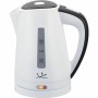 Kettle JATA White Black 2200 W Stainless steel Plastic 1 L