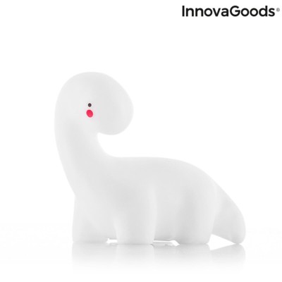 Lampe LED multicolore Dinosaure Lightosaurus InnovaGoods IG815318 Blanc Autocollants (Reconditionné B)