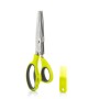 Multi-Blade 5-in-1 Scissors Fivessor InnovaGoods Yellow Stainless steel (Refurbished B)