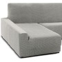 Left long arm chaise longue cover Sofaskins NIAGARA Grey (Refurbished B)