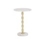 Table d'appoint Home ESPRIT Blanc Doré 41 x 41 x 57 cm