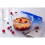 Récipient de Conservation des Aliments Pyrex Bleu Transparent Ronde 1,6 L (6 Pièces)