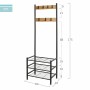 Coat rack with shelf Max Home Black (Refurbished A)