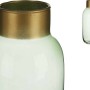 Vase Gift Decor Green Golden Glass Smooth 11,5 x 24 x 11,5 cm