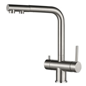 Kitchen Tap Osmofilter RO5105 Noir mat Acier inoxydable Forme en C