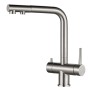 Kitchen Tap Osmofilter RO5105 Noir mat Acier inoxydable Forme en C