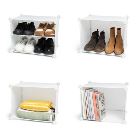 Shoe Rack InnovaGoods White Metal Plastic (Refurbished B)