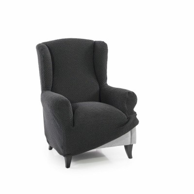 Wingback chair cover Sofaskins NIAGARA Dark grey (Refurbished C)