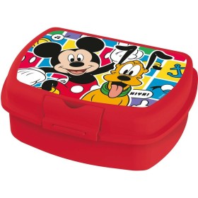 Lunchbox Mickey Mouse CZ11370 Red Plastic