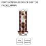 Organisateur de capsules de café Fackelmann Gris Acier inoxydable Plastique 3 X 11 X 32 CM 14 X 39 X 29 CM