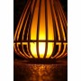 Lampe solaire Beige Effet flamme