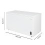 Congélateur coffre Cecotec Bolero CoolMarket Chest 418P 418L blanc classe E 38dB