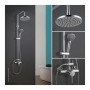 Shower Column Rousseau Grey Chrome 22 mm 150 mm