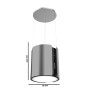 Island range hood Cecotec Flux CRE 385500