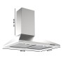 Conventional Hood Cecotec Flux PM 604000 Steel