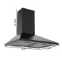Conventional Hood Cecotec Flux PM 604000 Black
