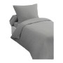 Parure de couette HOME LINGE PASSION Gris clair Lit 2 persones 2 Pièces