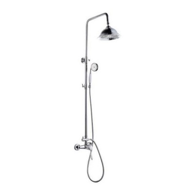 Shower Column Rousseau Grey Chrome 150 mm