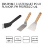 Cuillère FM Professional Acier inoxydable Plastique 30 X 15 X 22 CM (3 Pièces)