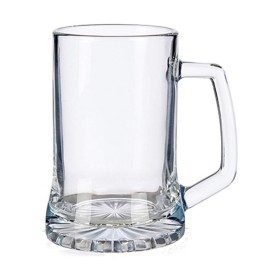 Beer Mug 971469 9 x 13 x 12 cm Transparent Glass 380 ml (1 uds)