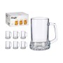 Beer Mug 971469 9 x 13 x 12 cm Transparent Glass 380 ml (1 uds)