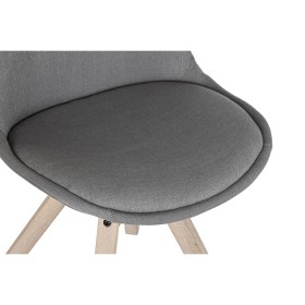Chaise de Salle à Manger DKD Home Decor Gris (Reconditionné A)
