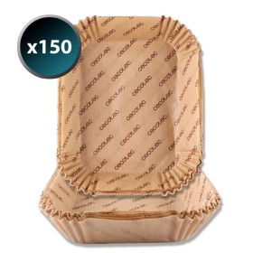 Papier pour friteuse à air Cecotec Cecofry BigBucket 31 x 27 x 6,5 cm Papier 150 Unités