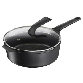 Casserole with lid Tefal E2493344 Black 2 Pieces