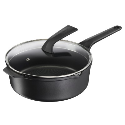Casserole avec Couvercle Tefal E2493344 Noir 2 Pièces