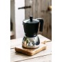 Italian Coffee Pot BRA INOX BLACK 9T Black 470 ml