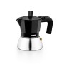 Italian Coffee Pot BRA INOX BLACK 3T Black