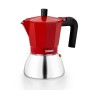 Italian Coffee Pot BRA INOX RED 9T Red 470 ml