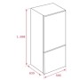 Combined Refrigerator Teka NFL 342 C Steel
