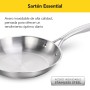 Pan Castey E-S26 Grey Stainless steel Ø 26 cm