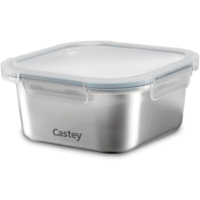 Lunch box Castey C-C600 Silver Stainless steel 600 ml