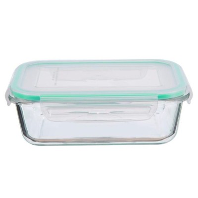 Boîte à lunch Castey C-ABO1040 Transparent Verre Borosilicaté Rectangulaire 1040 ml