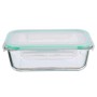 Lunch box Castey C-ABO1040 Transparent Borosilicate Glass Rectangular 1040 ml