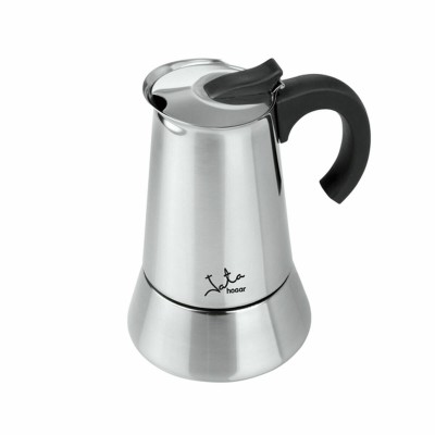 Italian Coffee Pot JATA Steel Metal Stainless steel 6 Cups