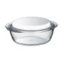 Casserole avec Couvercle Pyrex 1,4 L 18 x 9 x 21 cm Blanc Transparent verre