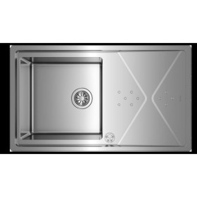 Sink with One Basin Teka BROOKLYN 50 MXP 1C 1E Steel