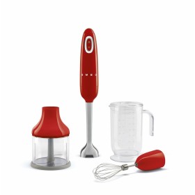 Mixeur Manuel Multifonction avec Accessoires Smeg HBF03RDEU Rouge 700 W